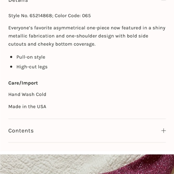 BEACH RIOT Celine Ribbed Cut-Out One Piece Plum Wine MSRP $148 SZ S NEW!!! - Picture 5 of 6